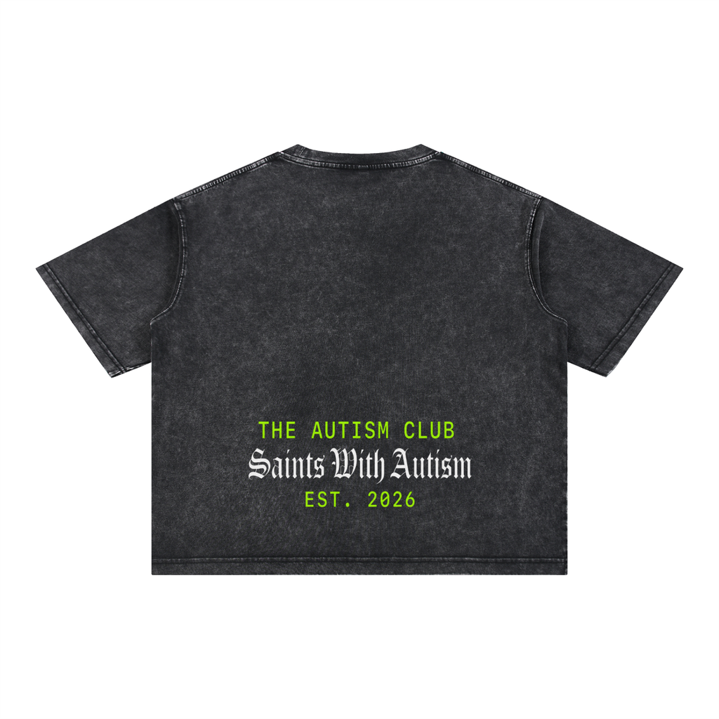 MEMBERS ONLY mineral Wash Boxy T-Shirt