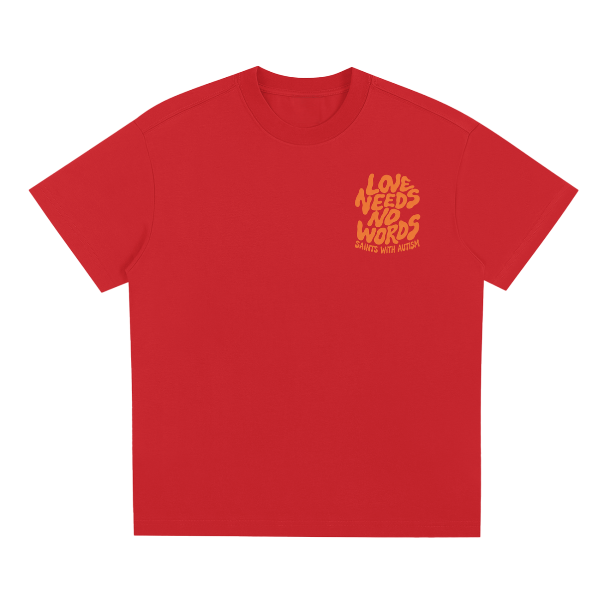 Sorona " love needs no words"  Quick-Dry Cooling T-Shirt