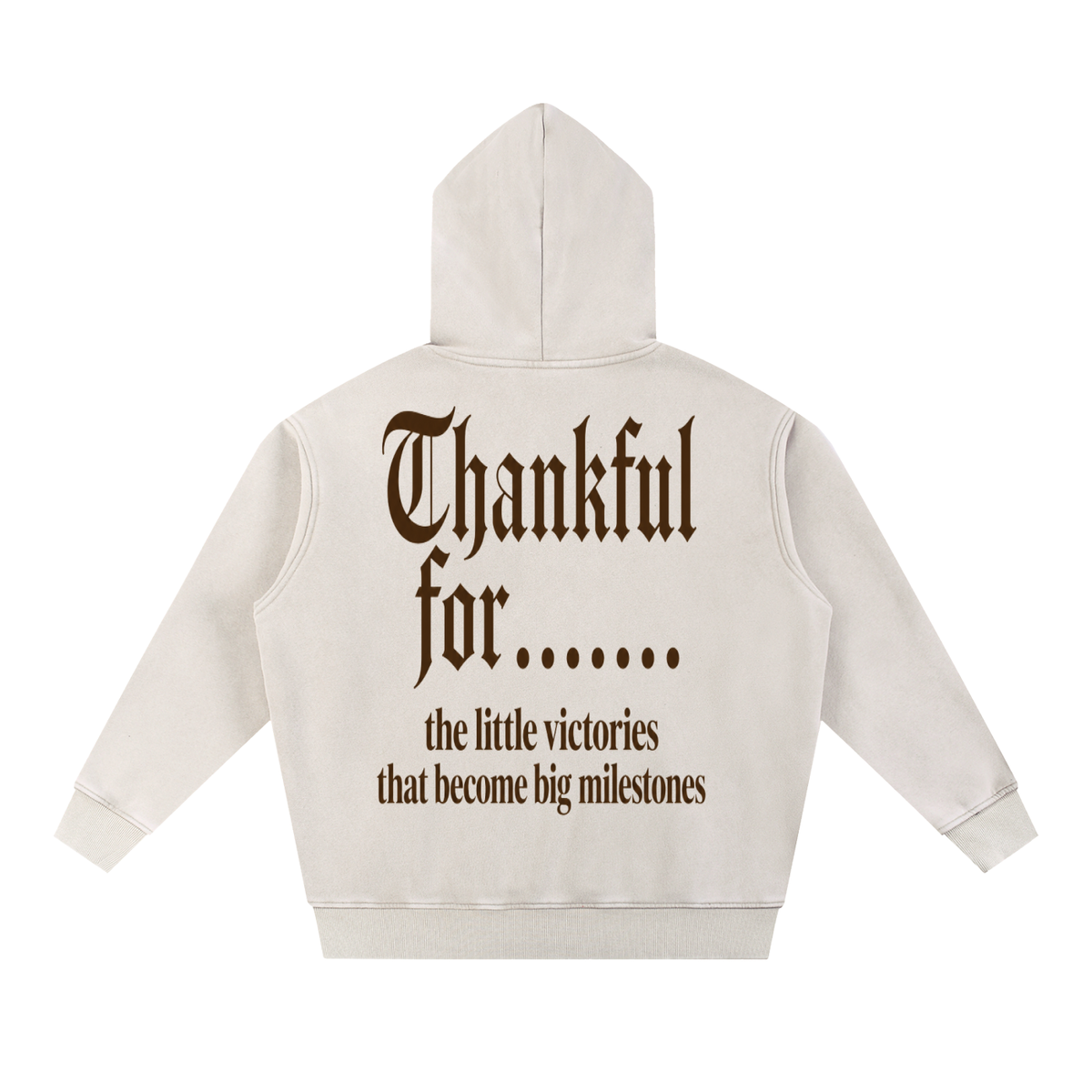 THANKFUL FOR...Fleece Oversize Hoodie
