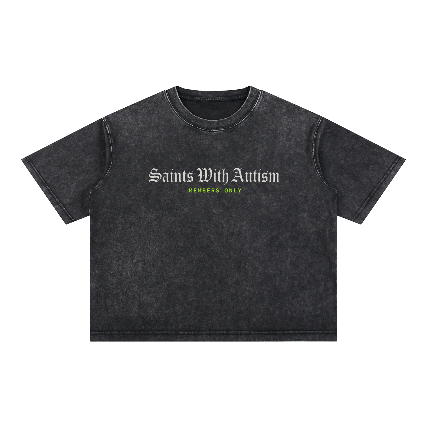 MEMBERS ONLY mineral Wash Boxy T-Shirt