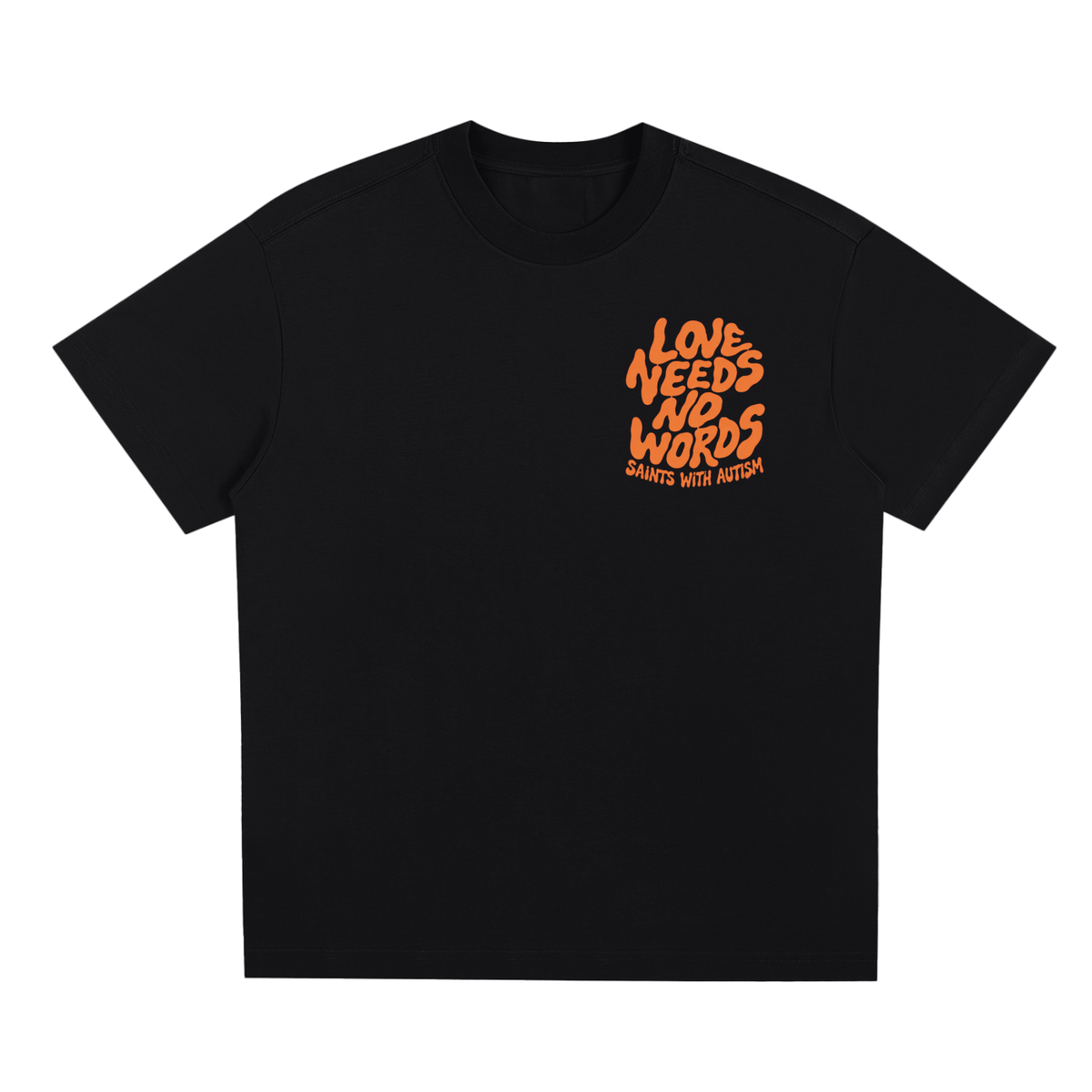 Sorona " love needs no words"  Quick-Dry Cooling T-Shirt