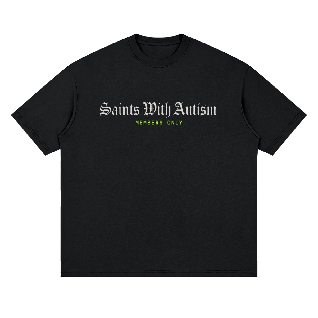 Members Only Streetwear Loose Drop Shoulder T-Shirt