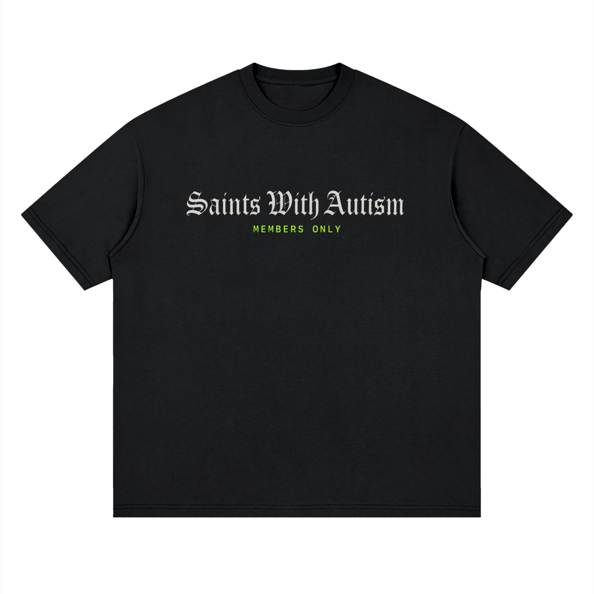 Members Only Streetwear Loose Drop Shoulder T-Shirt