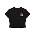 Women's "autism moms club" Crewneck Crop T-Shirt