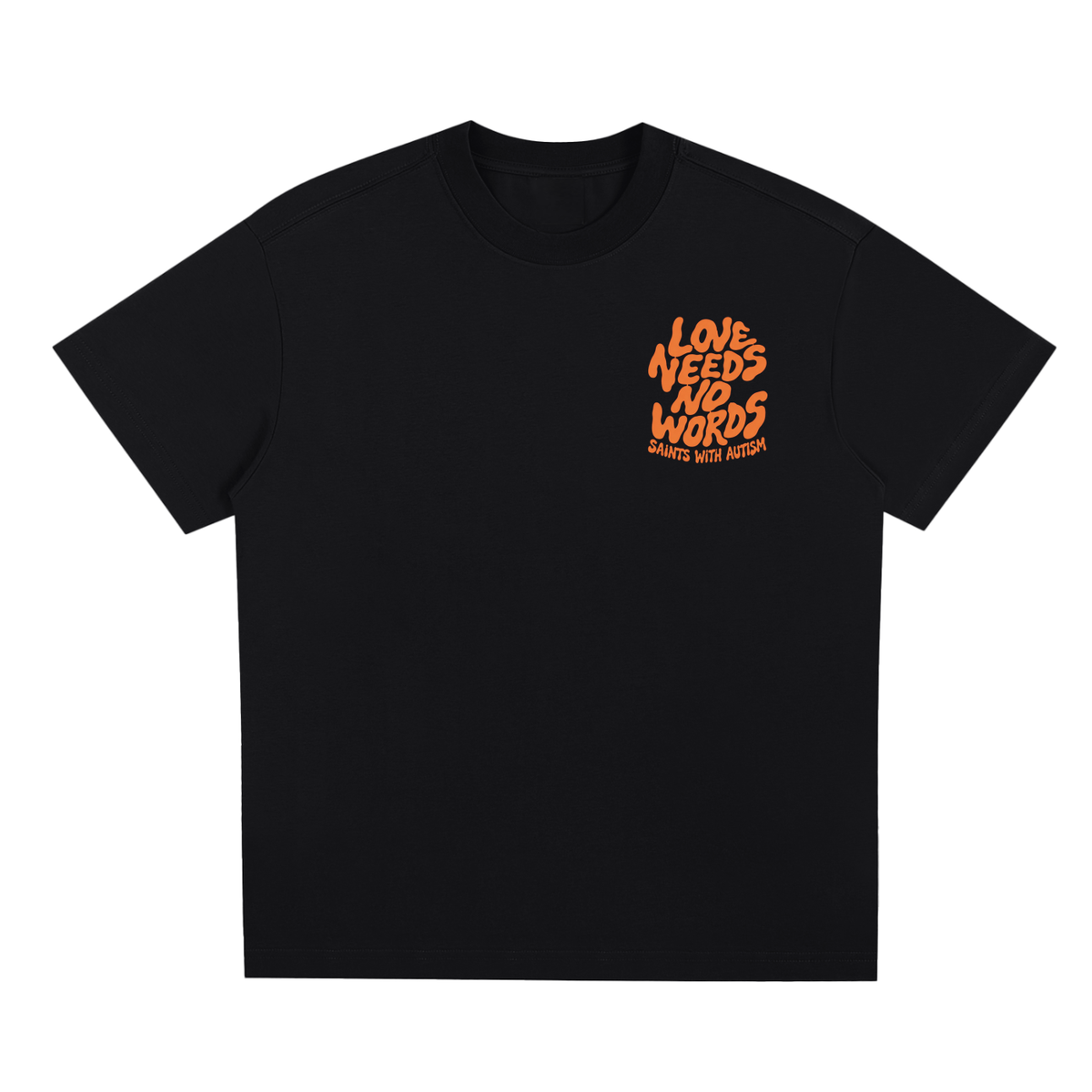 Sorona " love needs no words"  Quick-Dry Cooling T-Shirt