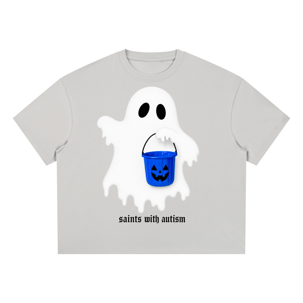 SPOOKY SAINTS Unisex Boxy Coolmax T-Shirt