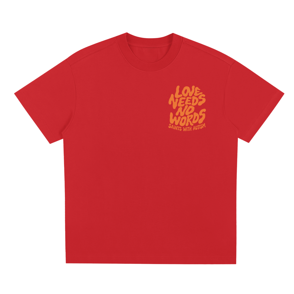 Sorona " love needs no words"  Quick-Dry Cooling T-Shirt