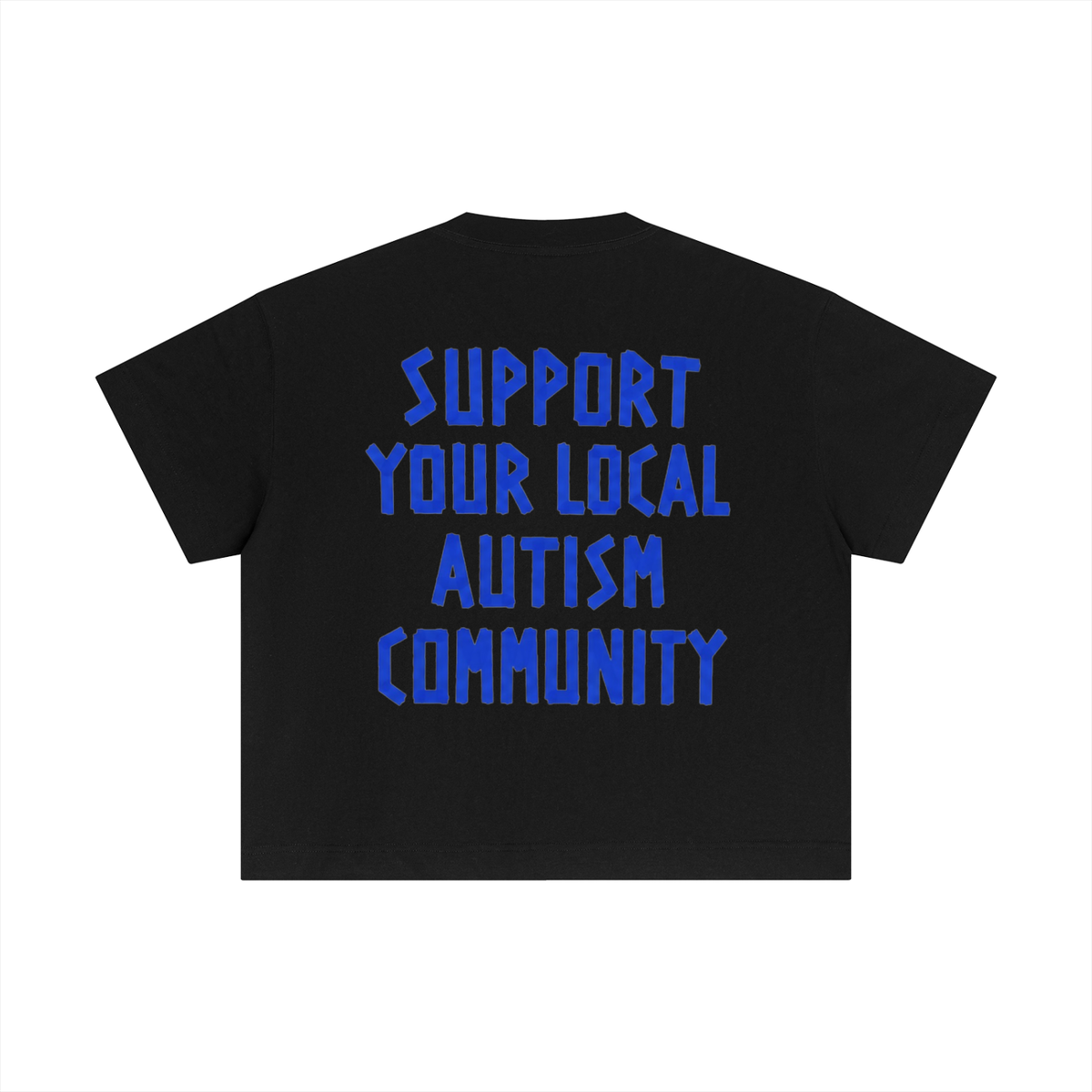 Women's "SYLAC" Essential Cotton Cropped Boxy T-Shirt