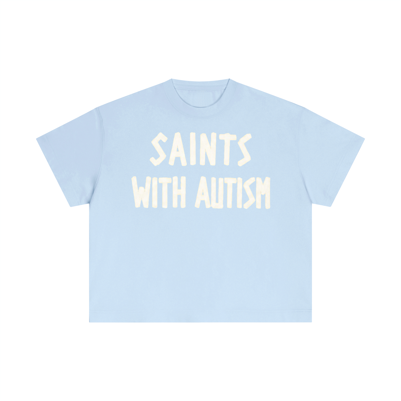 Women's "SYLAC" Essential Cotton Cropped Boxy T-Shirt