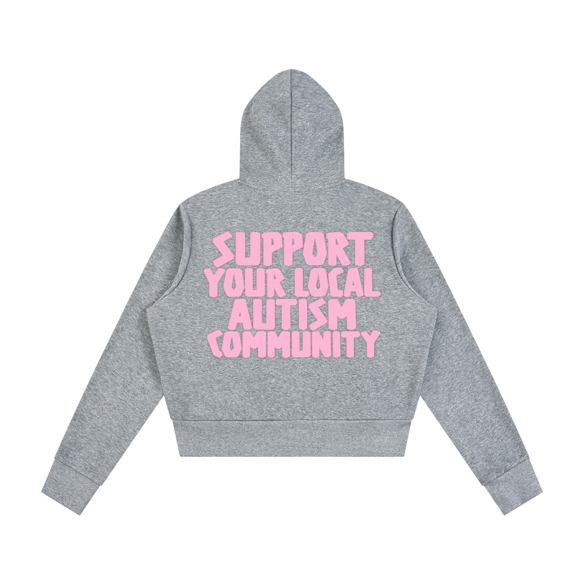 Women's Sparkles Fleece Full Zip Hoodie
