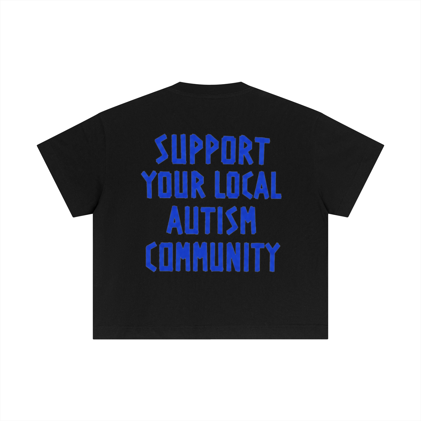 Women's "SYLAC" Essential Cotton Cropped Boxy T-Shirt
