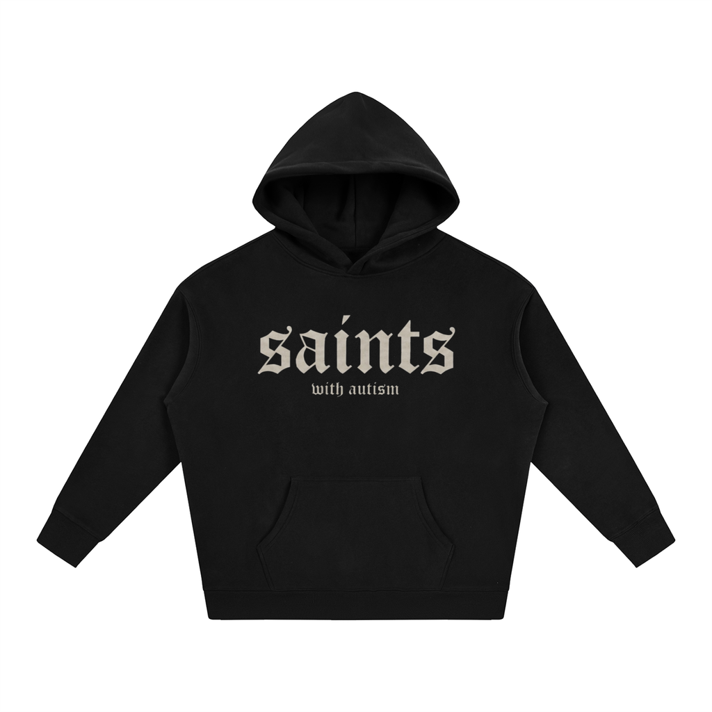 Oversized "wings"  Fleeced Hoodie