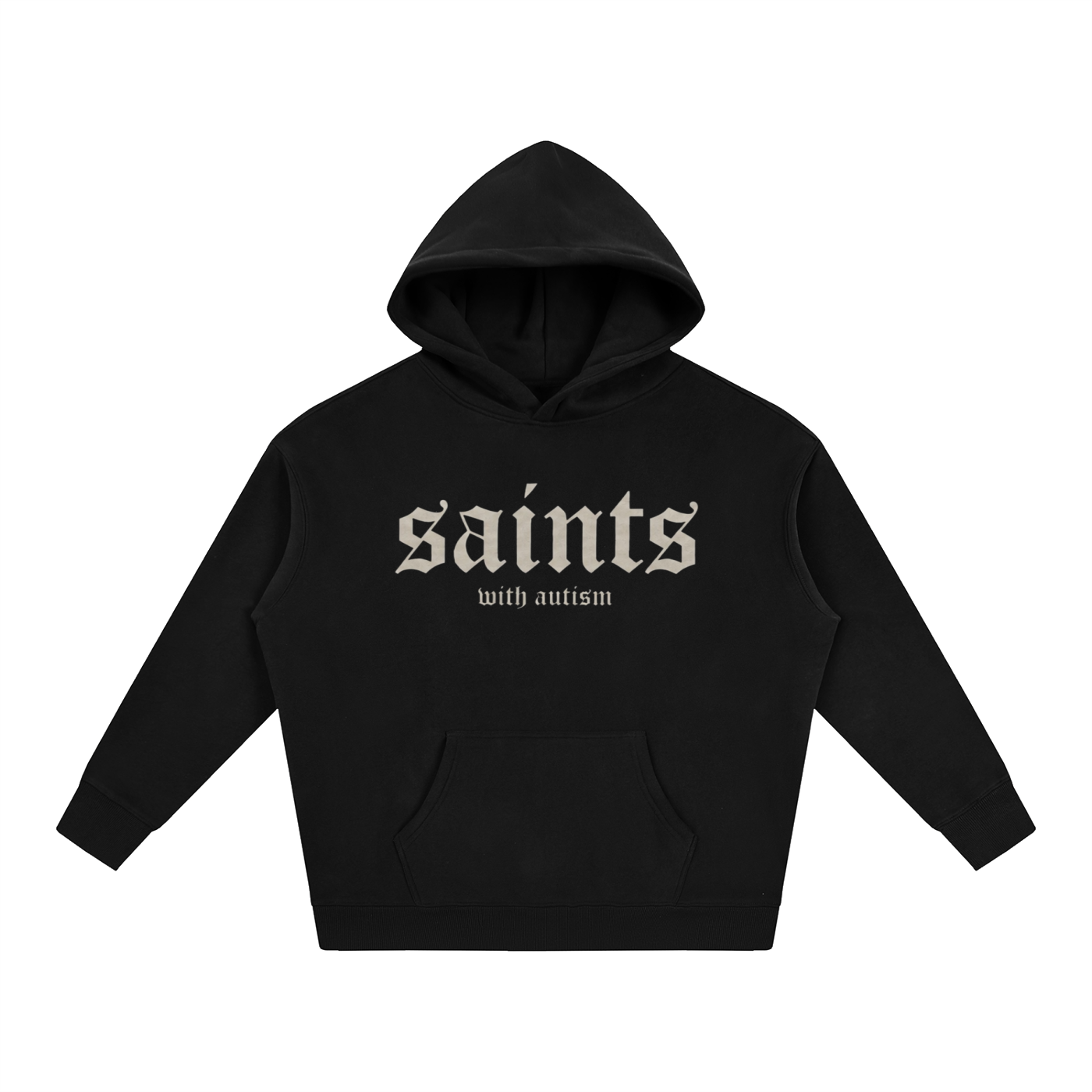 Oversized "wings"  Fleeced Hoodie