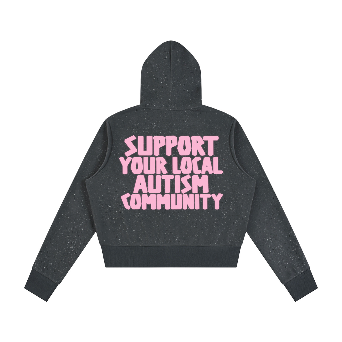 Women's Sparkles Fleece Full Zip Hoodie
